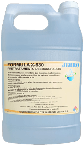 Formula X-630 Pretratamiento