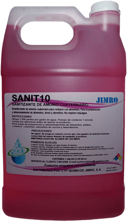 Sanit10 Sanitizante Superficies