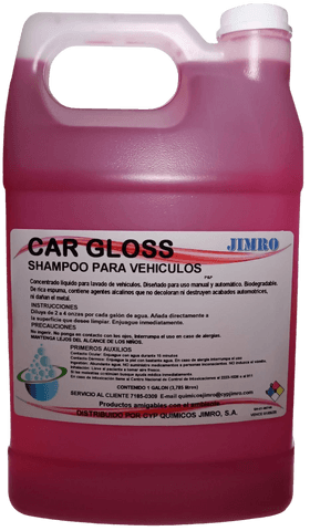 Car Gloss Shampoo Vehículos